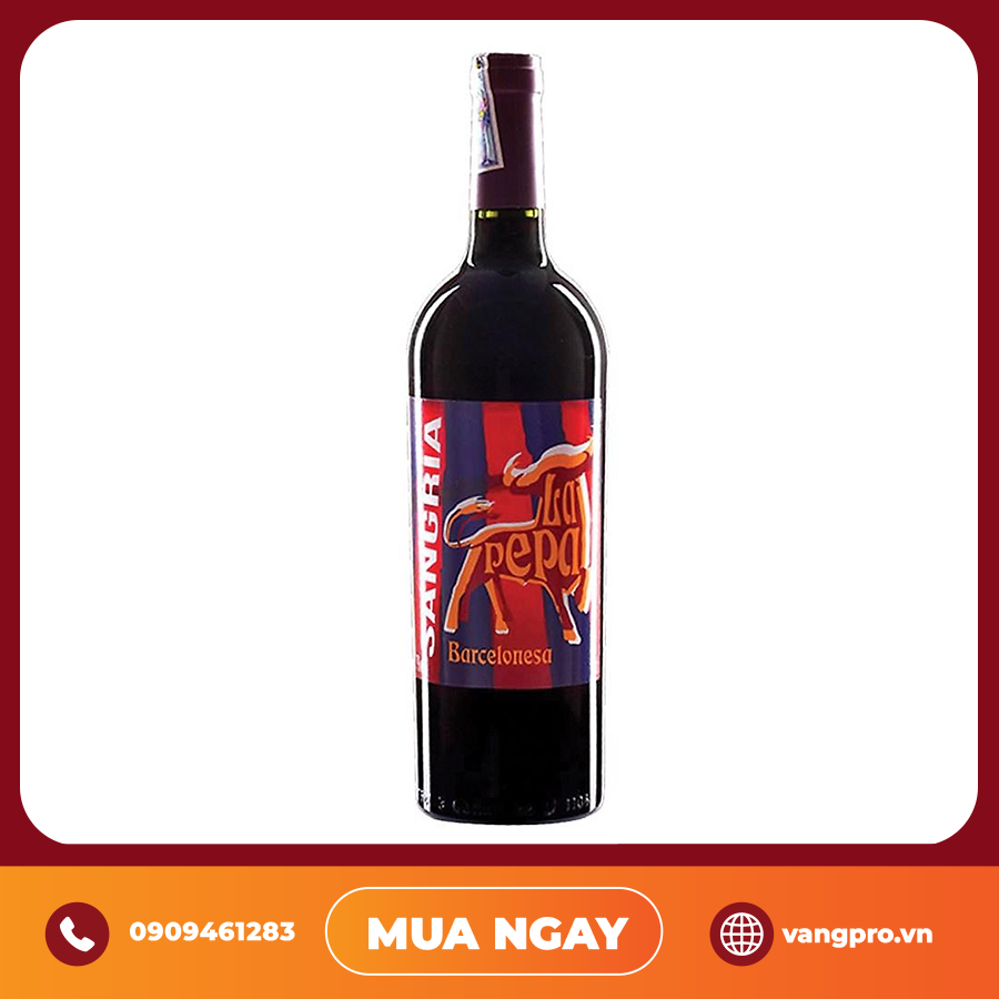 VANG NGỌT TÂY BAN NHA LA PEPA BARCELONESA SANGRIA