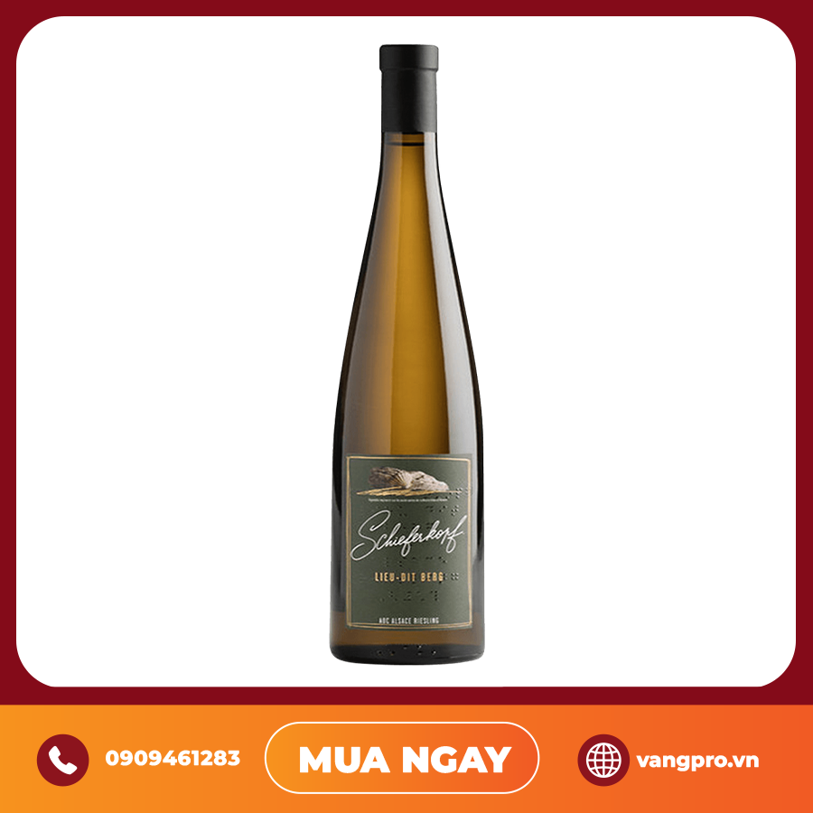 VANG TRẮNG ĐỨC RIESLING LIEU DIT BERG SCHIEFERKOPF