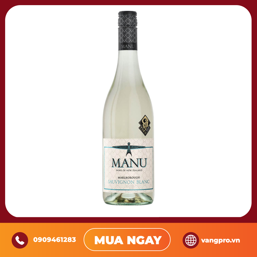 Vang Trắng New Zealand Manu Sauvignon Blanc Marlborough