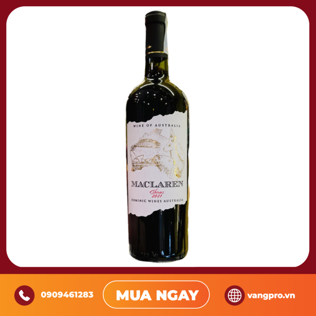 RƯỢU VANG ÚC MACLAREN SHIRAZ 14.5 ĐỘ CHÍNH HÃNG