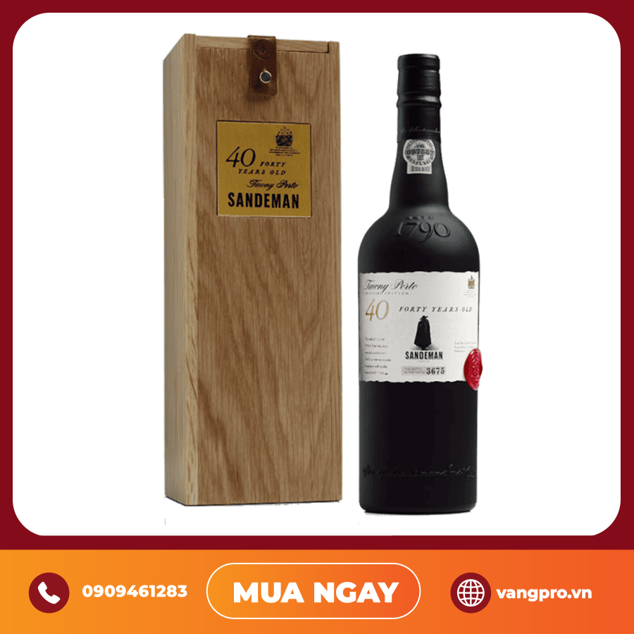 Rượu Tawny Porto Ten Years Old Sandeman