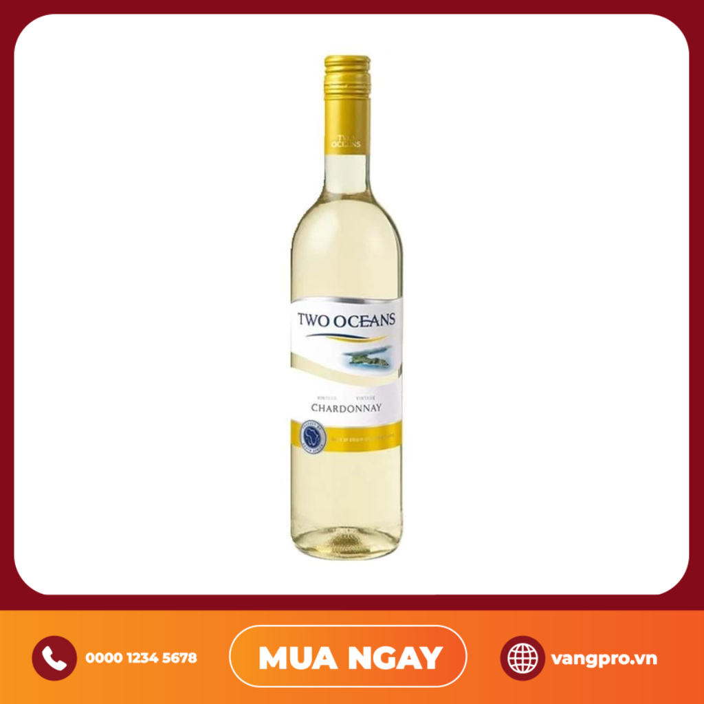 VANG TRẰNG NAM PHI TWO OCEANS CHARDONNAY