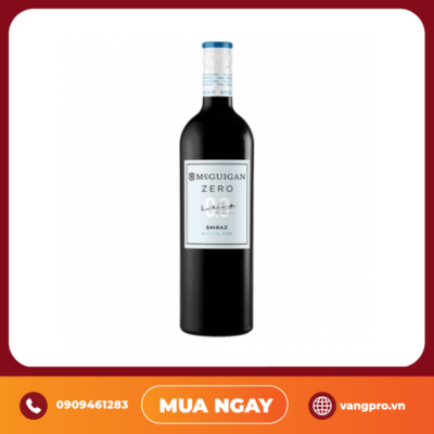 VANG ĐỎ ÚC MCGUIGAN ZERO SHIRAZ 750ML