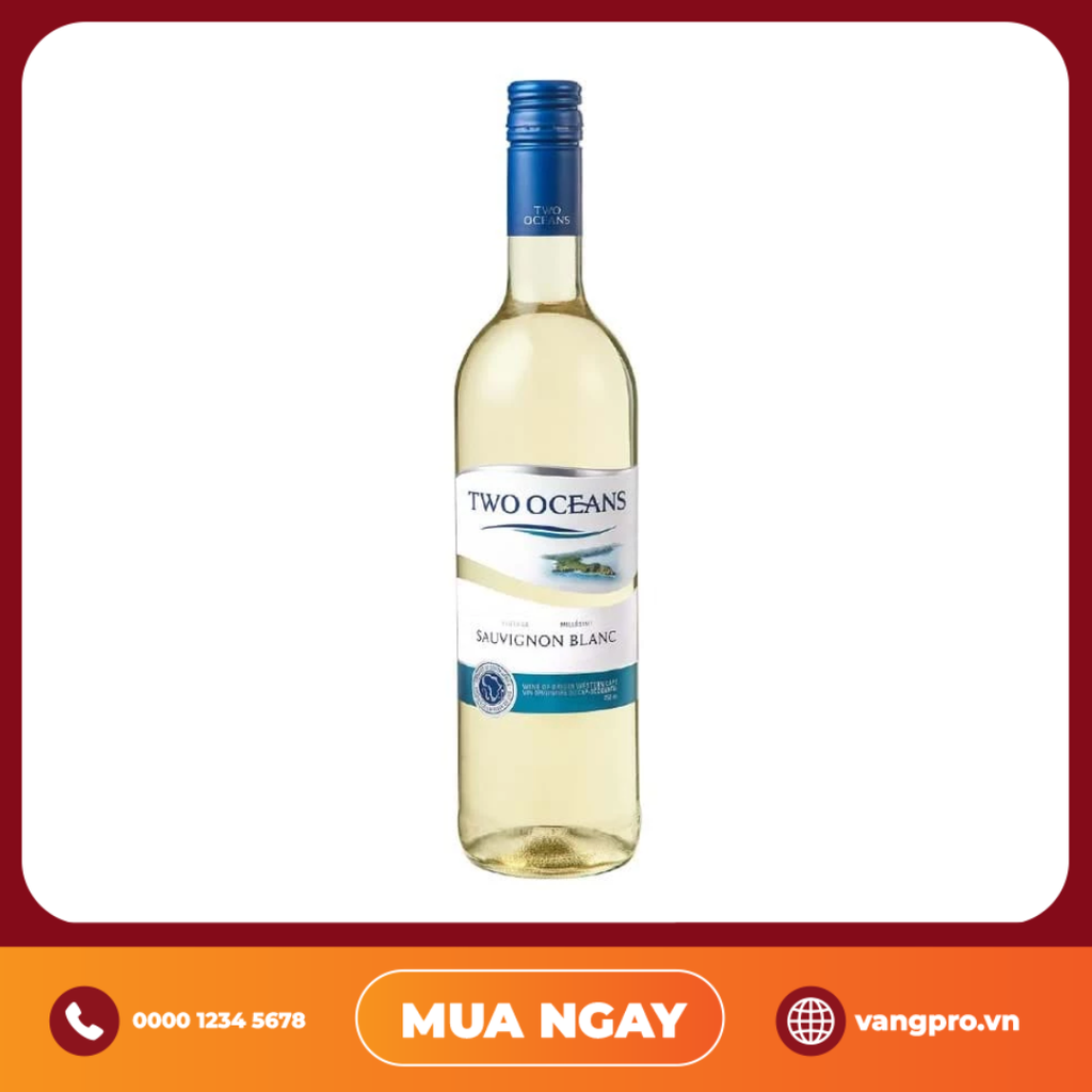 VANG TRẮNG NAM PHI TWO OCEANS SAUVIGNON BLANC