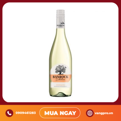 VANG TRẮNG ÚC BANROCK STATION MOSCATO 750ML