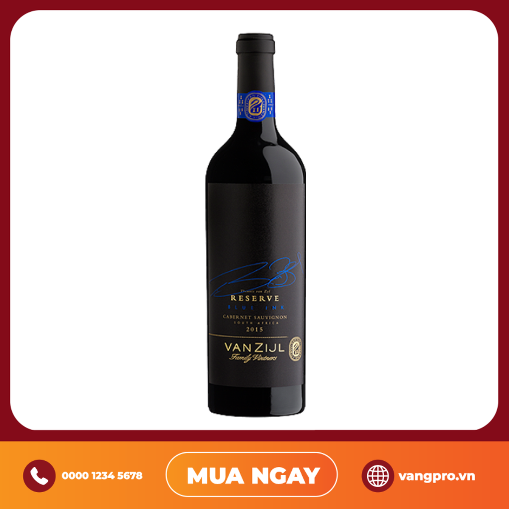 VANG ĐỎ NAM PHI VANZIJL CABERNET SAUVIGNON RESERVE