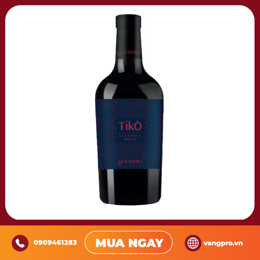 VANG NGỌT Ý MOCAVERO TIKO ALEATICO DOLCE I.G.P