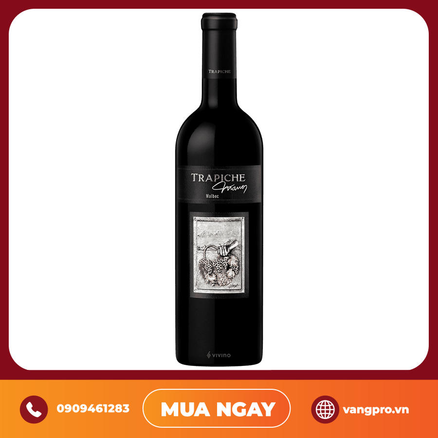 Vang Đỏ Argentina Trapiche Manos