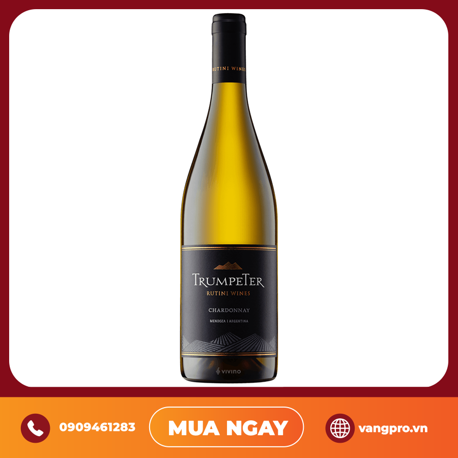 Vang Trắng Argentina Trumpeter Chardonnay