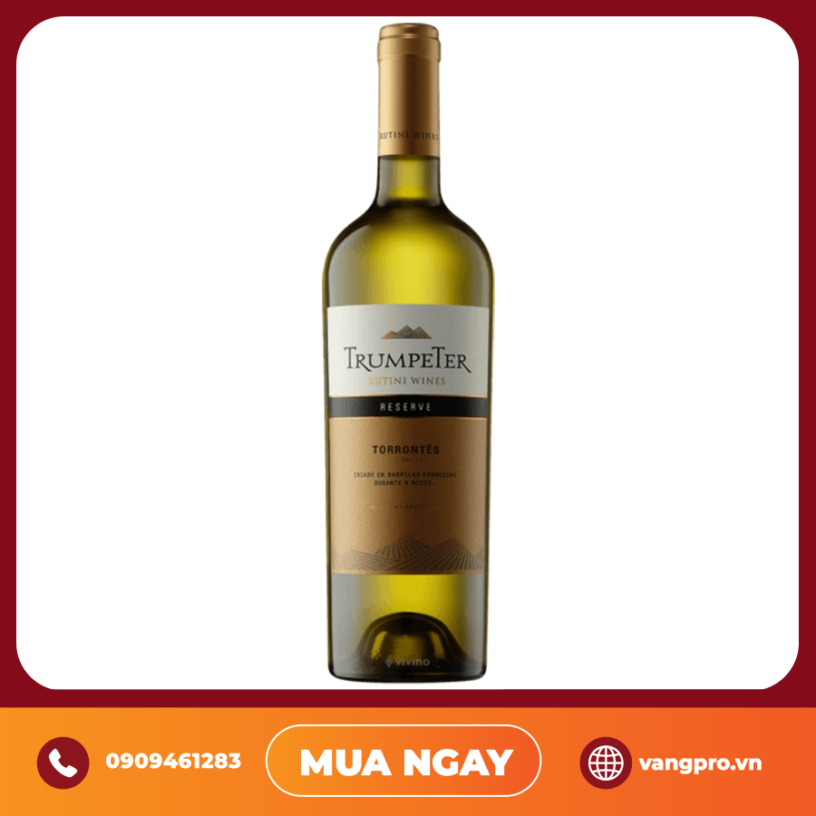 Vang Trắng Argentina Trumpeter Torrontés Reserve