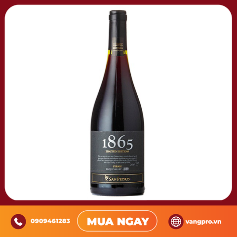 VANG ĐỎ CHILE 1865 LIMITED EDITION BLEND SYRAH