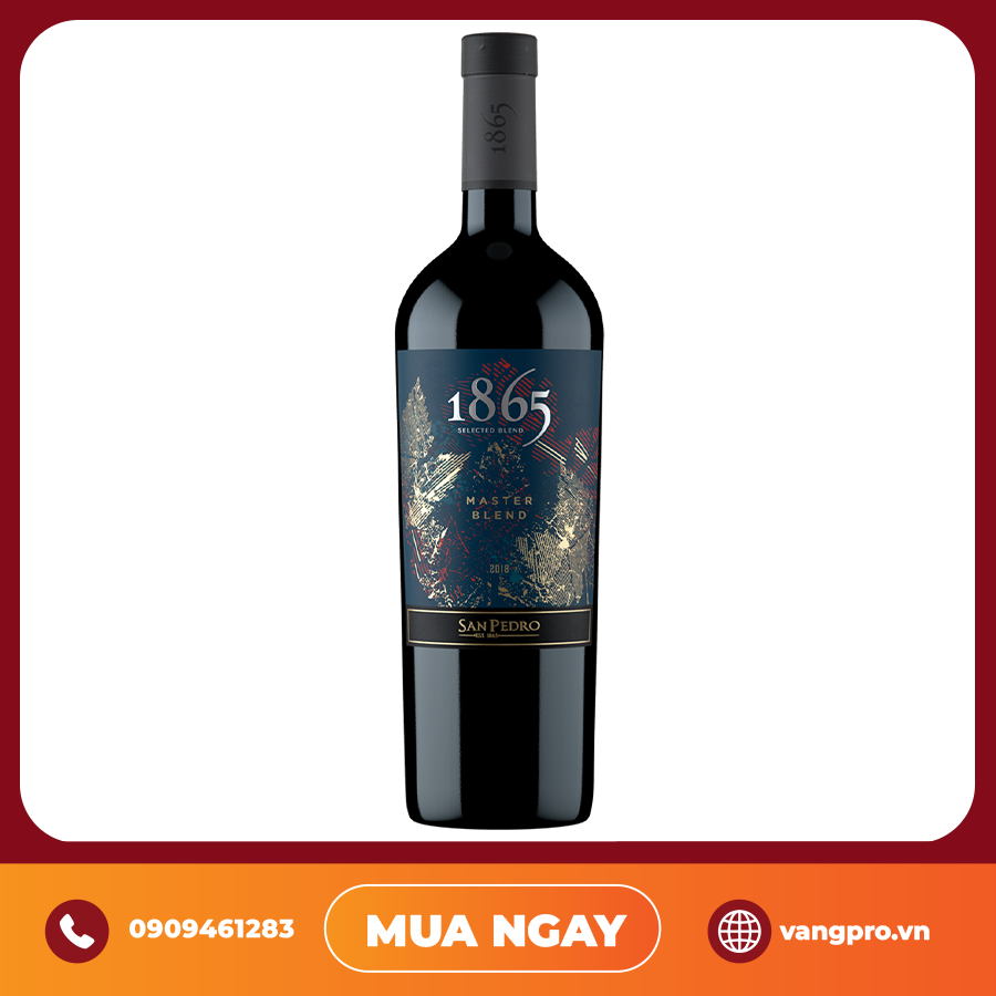 VANG ĐỎ CHILE 1865 MASTER BLEND