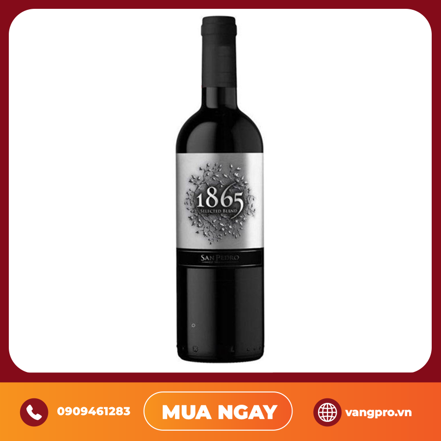 VANG ĐỎ CHILE 1865 SELECTED BLEND SAN PEDRO
