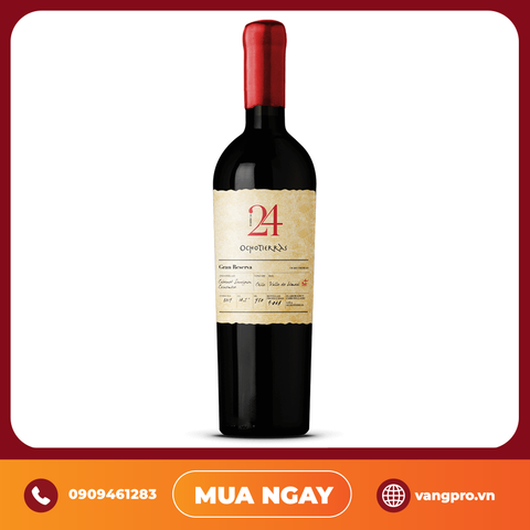 VANG ĐỎ CHILE 24 OCHOTIERRAS GRAN RESERVA