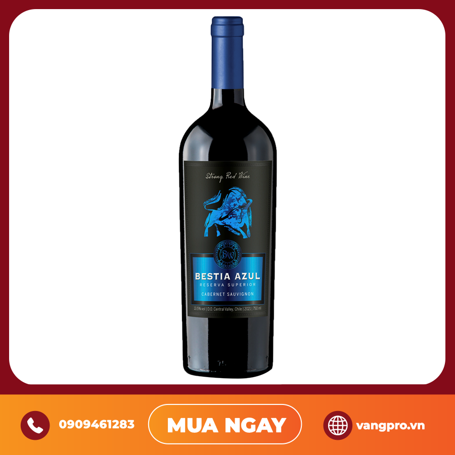VANG ĐỎ CHILE BESTIA AZUL RESERVA SUPERIOR