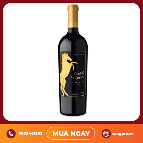 VANG ĐỎ CHILE CABALLO DORADO PREMIUM CARMENERE SYRAH COLCHAGUA VALLEY