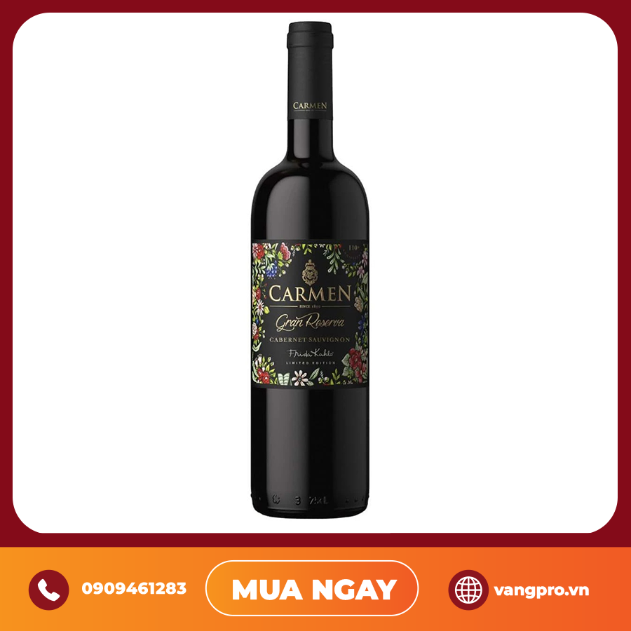 VANG ĐỎ CHILE CARMEN GRAN RESERVA FRIDA KAHLO