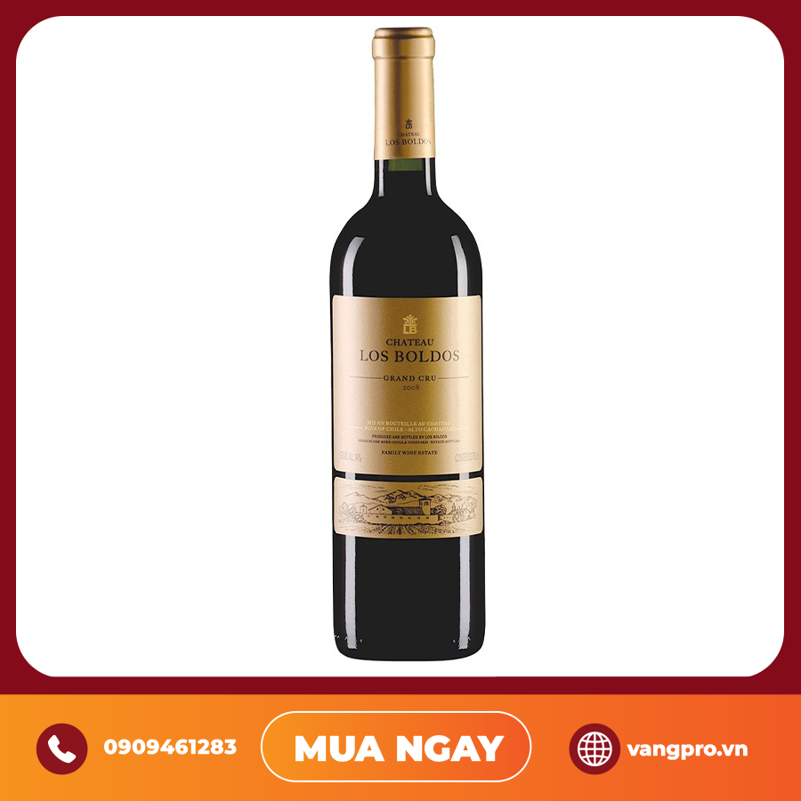 VANG ĐỎ CHILE CHATEAU LOS BOLDOS GRAND CRU