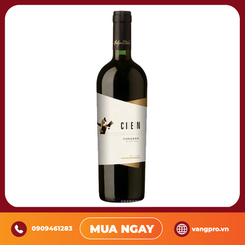 VANG ĐỎ CHILE CIEN 100 CARIGNAN