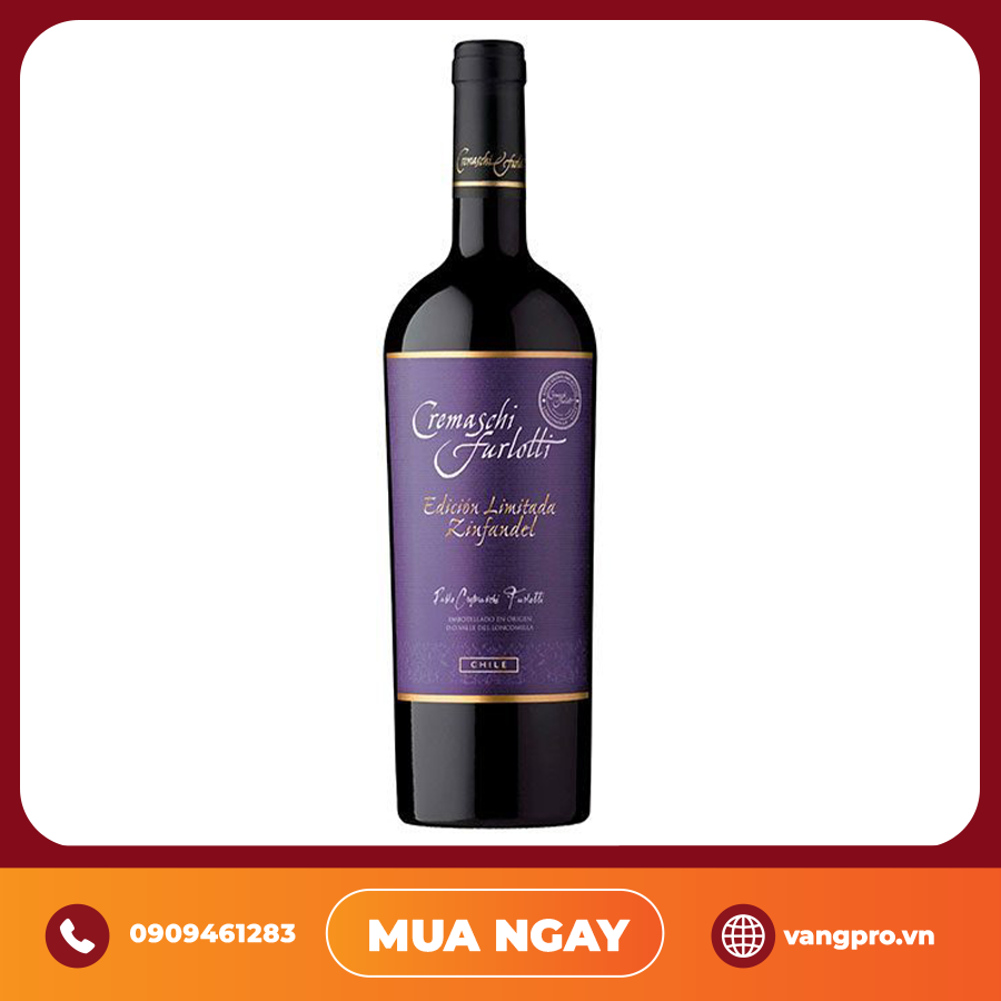 VANG ĐỎ CHILE CREMASCHI FURLOTTI LIMITED EDITION ZINFANDEL