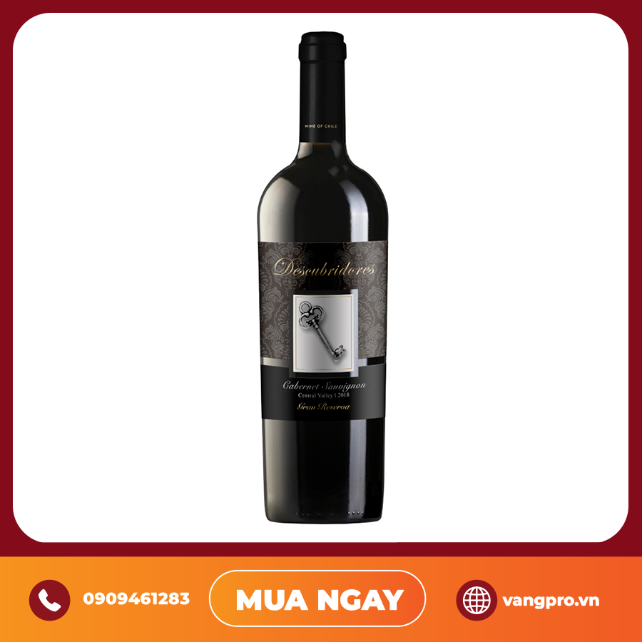 VANG ĐỎ CHILE DESCUBRIDORES CABERNET SAUVIGNON RESERVA