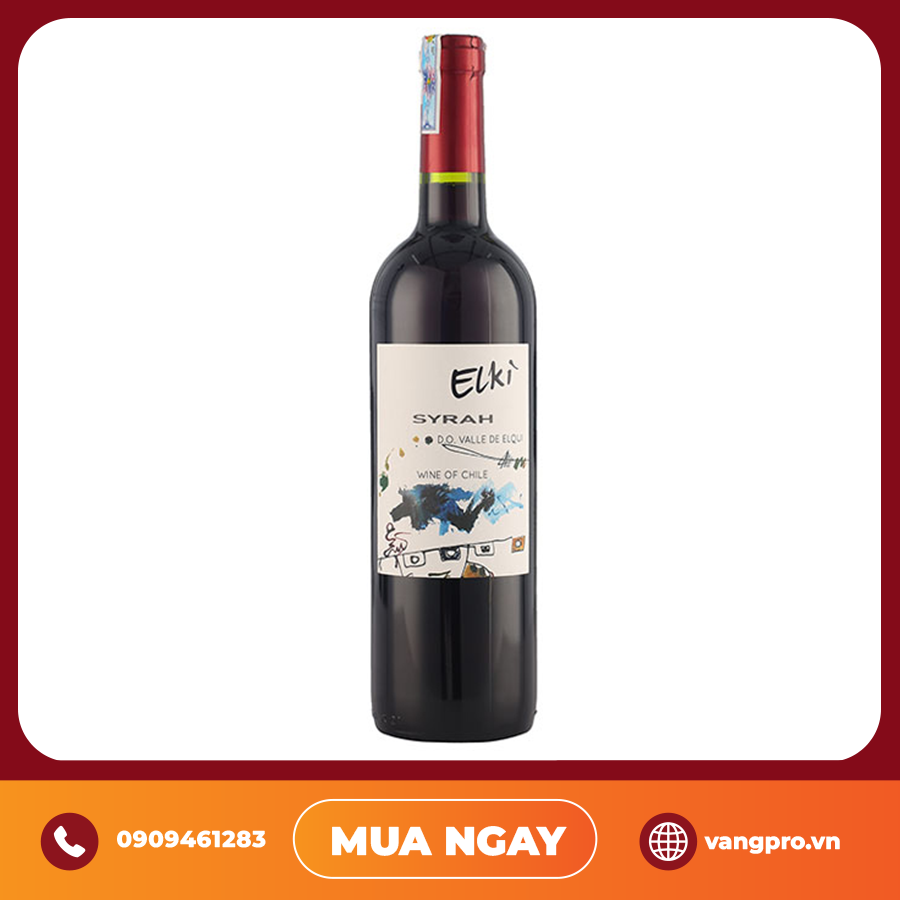 VANG ĐỎ CHILE ELKI SYRAH