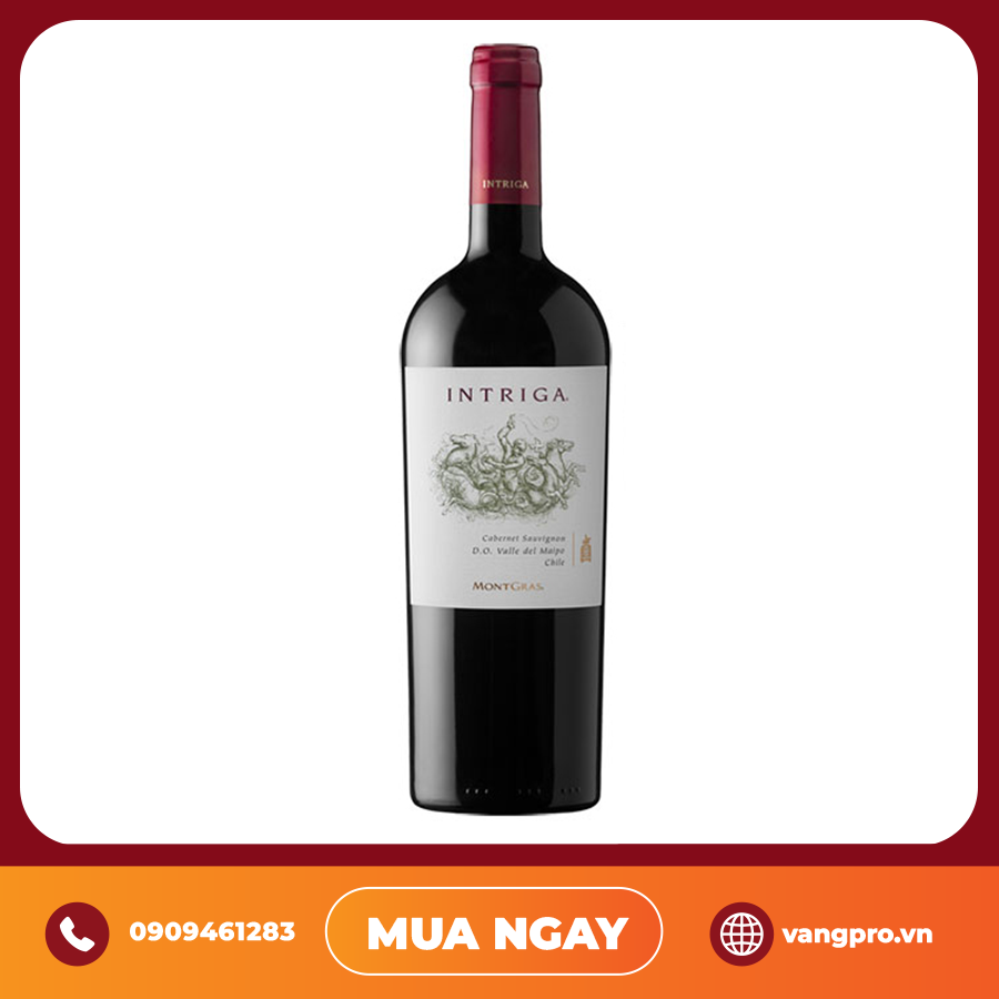 VANG ĐỎ CHILE INTRIGA CABERNET SAUVIGNON