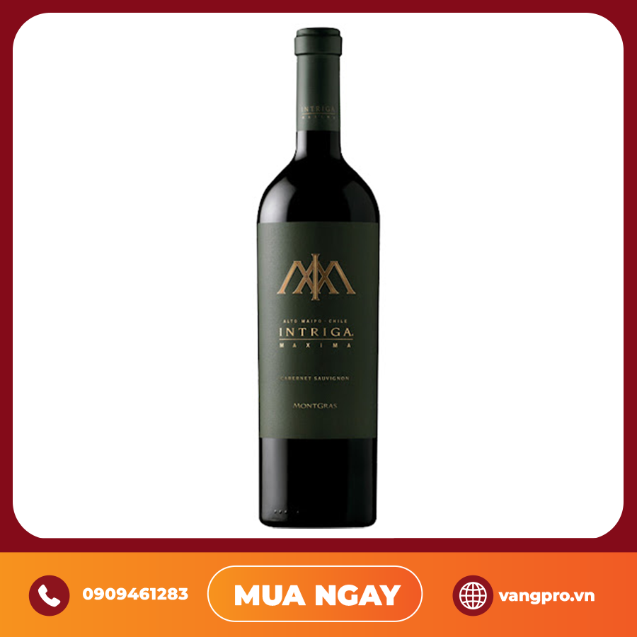 VANG ĐỎ CHILE INTRIGA MAXIMA CABERNET SAUVIGNON