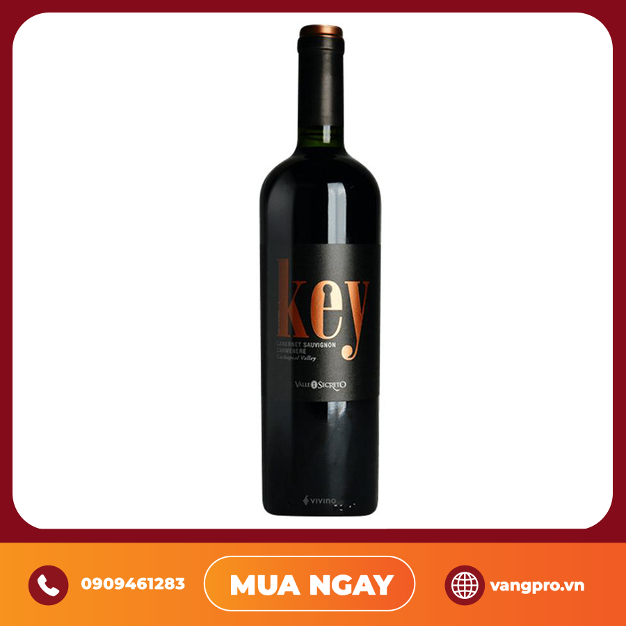 VANG ĐỎ CHILE KEY GRAND RESERVE CABERNET SAUVIGNON