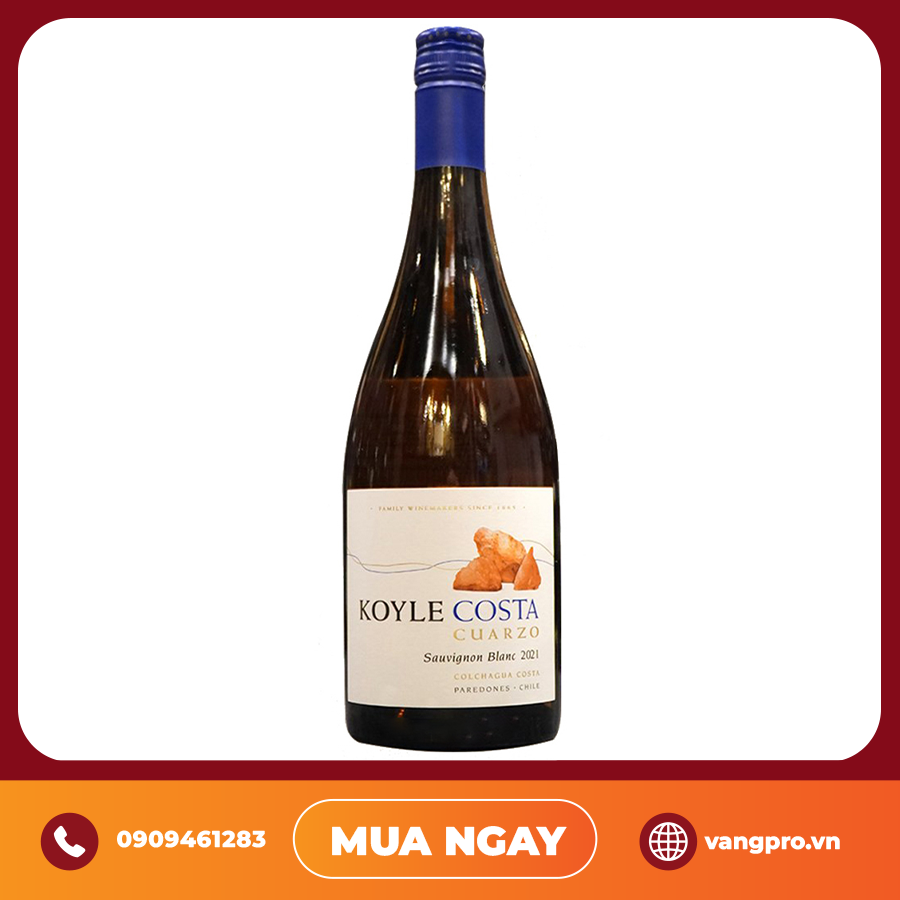 VANG ĐỎ CHILE KOYLE COSTA CUARZO SAUVIGNON BLANC