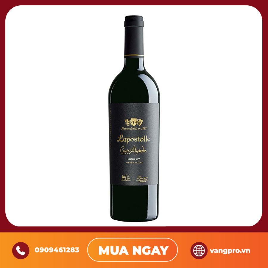 VANG ĐỎ CHILE LAPOSTOLLE CUVEE ALEXANDRE MERLOT
