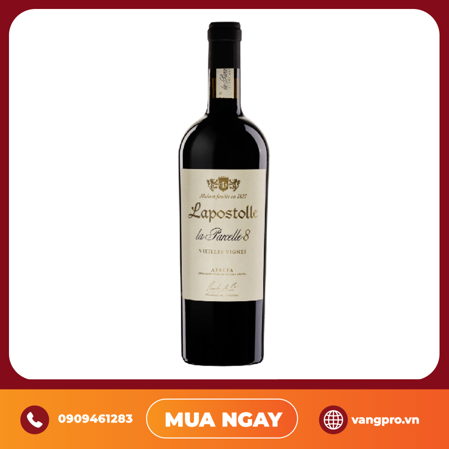 VANG ĐỎ CHILE LAPOSTOLLE LA PARCELLE 8