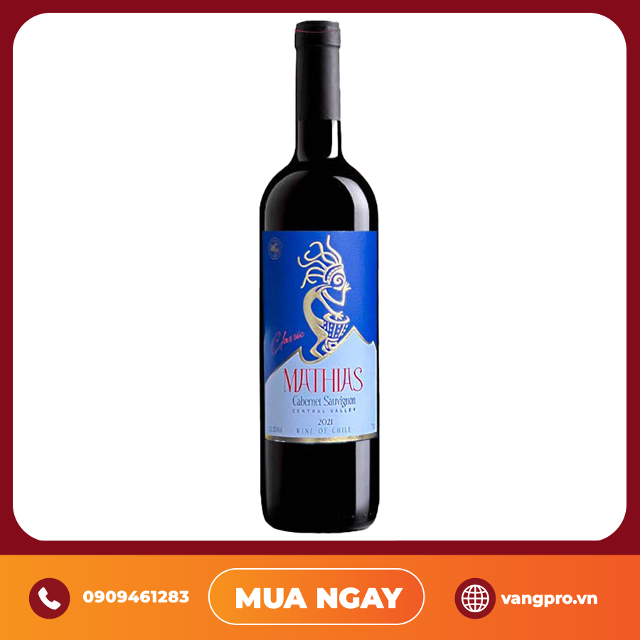 VANG ĐỎ CHILE MATHIAS CABERNET SAUVIGNON