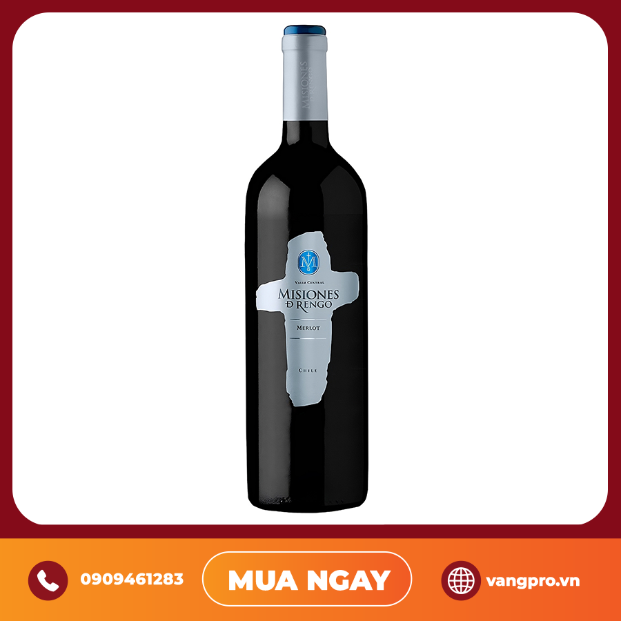 VANG ĐỎ CHILE MISIONES Đ RENGO VARIETAL MERLOT
