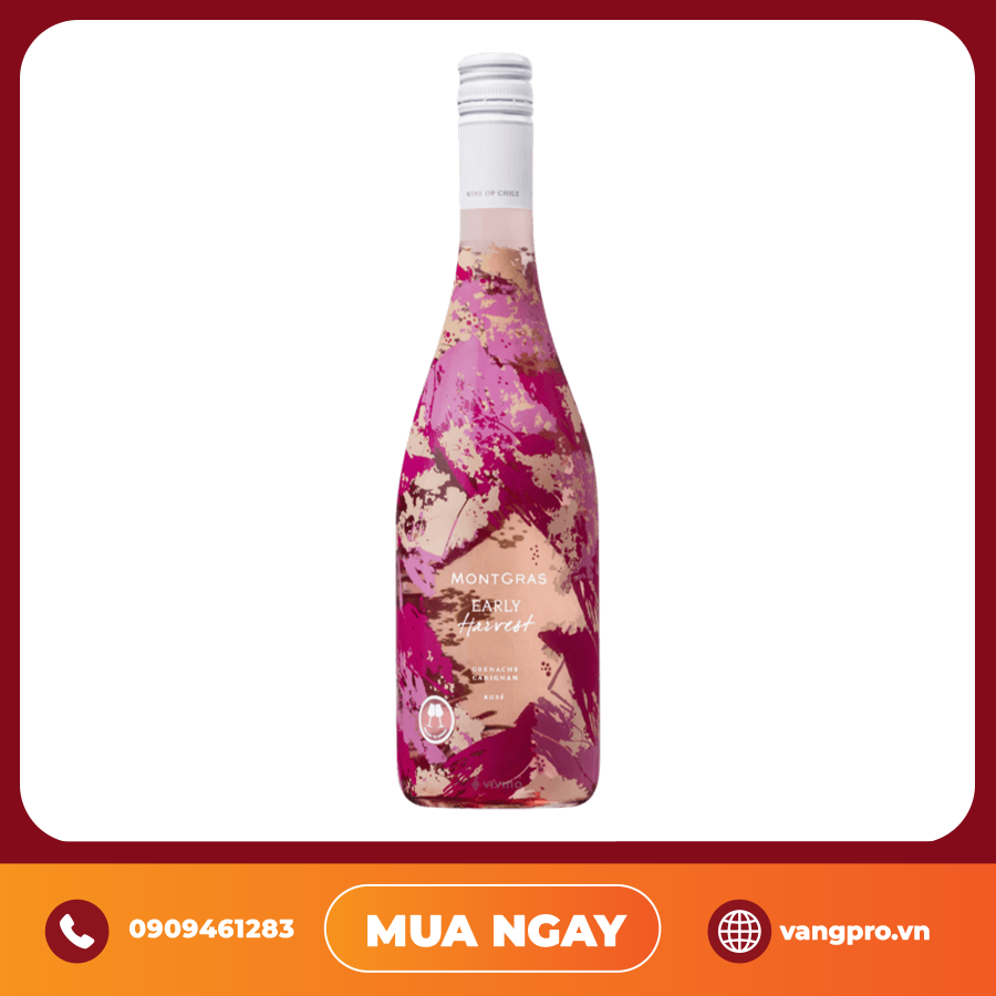VANG ĐỎ CHILE MONTGRAS EARLY HARVEST
