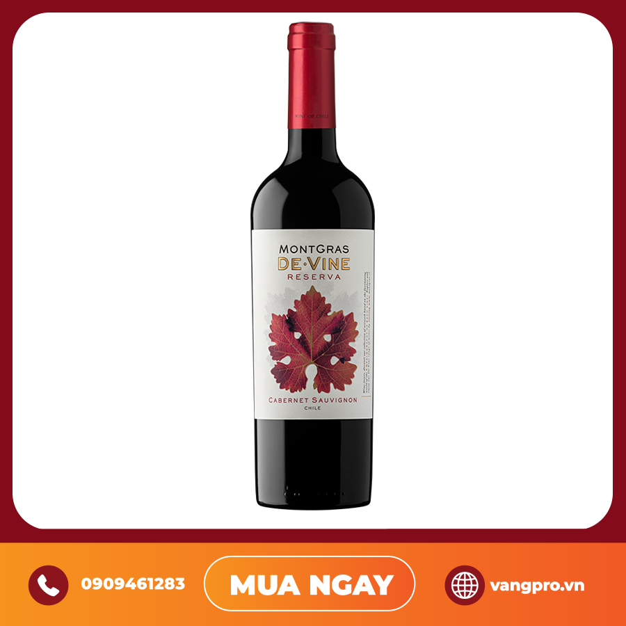 VANG ĐỎ CHILE MONTGRAS RESERVA CABERNET SAUVIGNON MERLOT