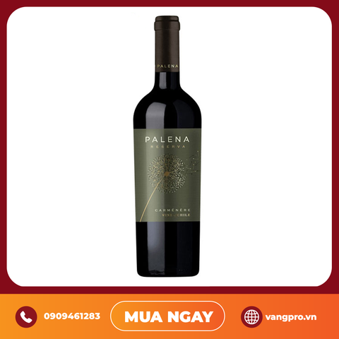VANG ĐỎ CHILE PALENA RESERVA CARMENERE
