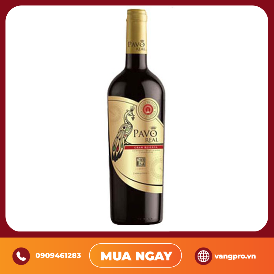 VANG ĐỎ CHILE PAVO REAL GRAN RESERVA