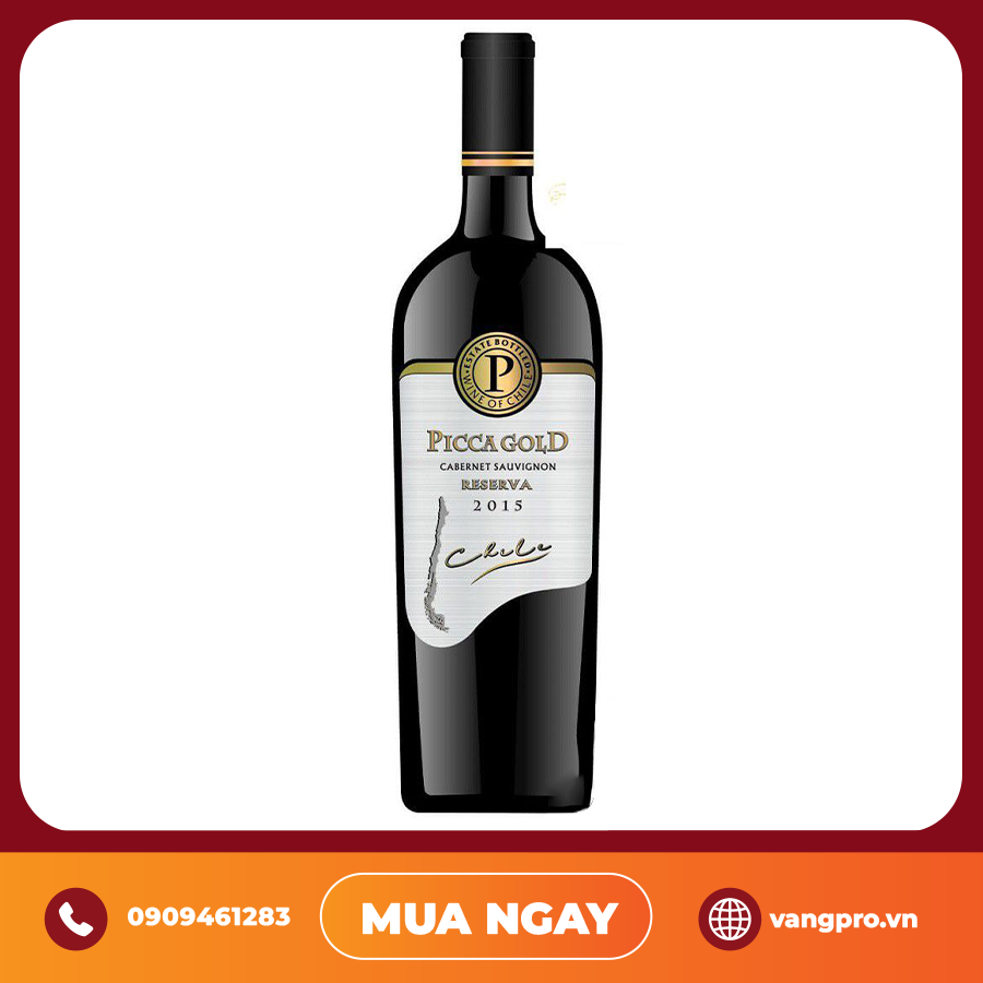VANG ĐỎ CHILE PICCA GOLD CABERNET SAUVIGNON