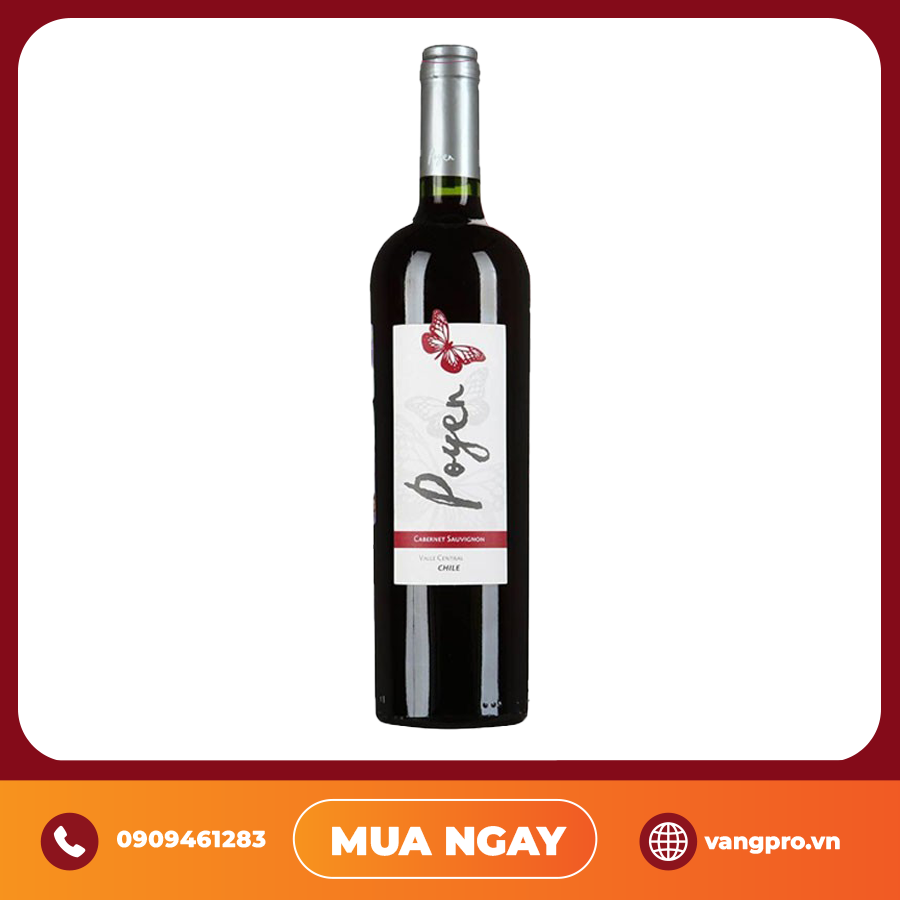 VANG ĐỎ CHILE POYEN CABERNET SAUVIGNON CENTRAL VALLEY