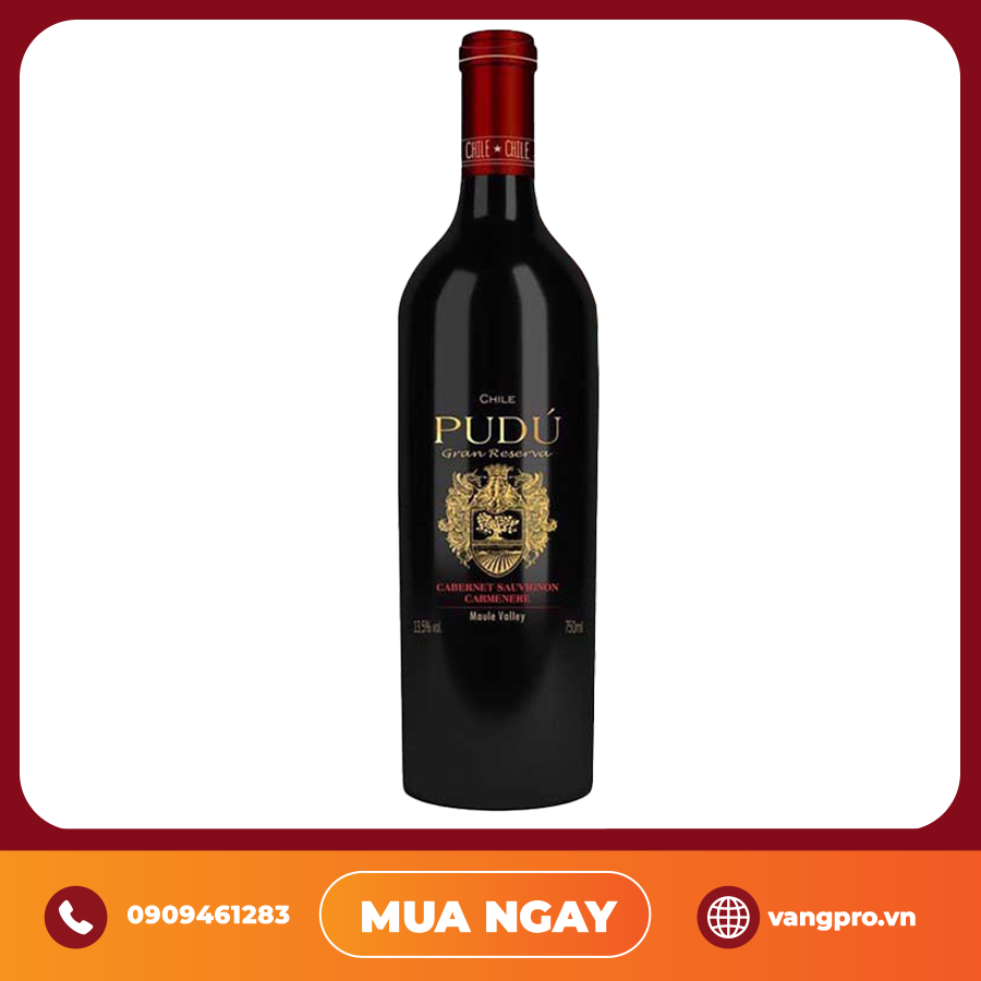 VANG ĐỎ CHILE PUDU CABERNET SAUVIGNON GRAN RESERVA