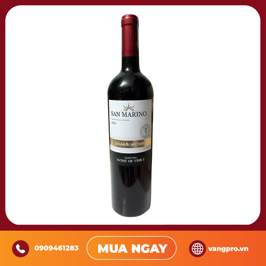 VANG ĐỎ CHILE SAN MARINO RESERVA