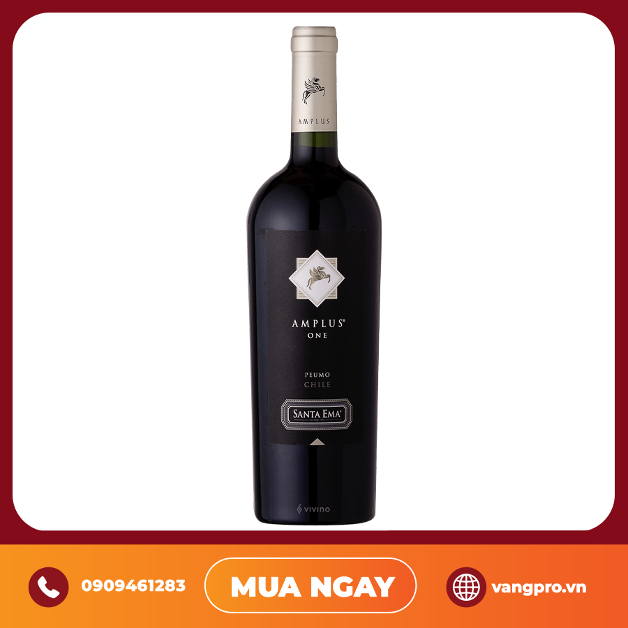 VANG ĐỎ CHILE SANTA EMA CARMENERE AMPLUS
