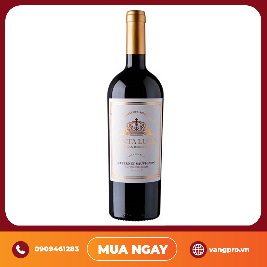 VANG ĐỎ CHILE SANTA LUCIA GRAN RESERVA CABERNET SAUVIGNON