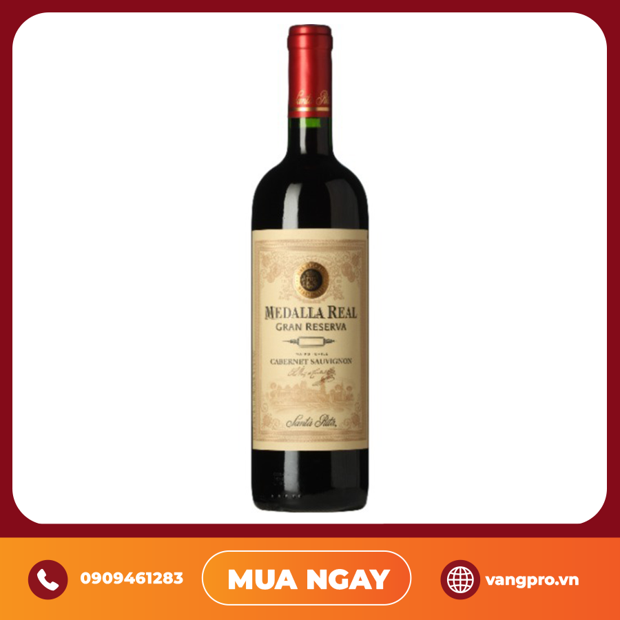 VANG ĐỎ CHILE SANTA RITA MEDALLA REAL CABERNET SAUVIGNON