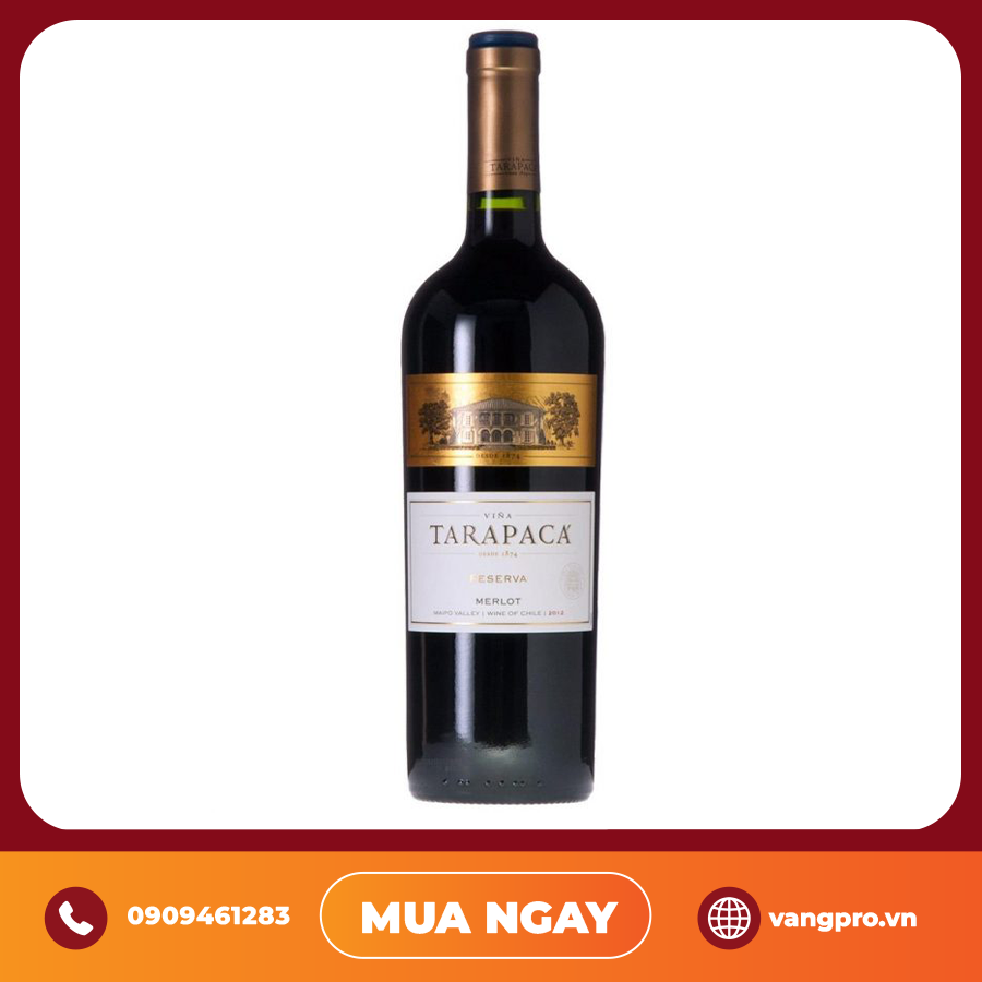 VANG ĐỎ CHILE TARAPACA RESERVA