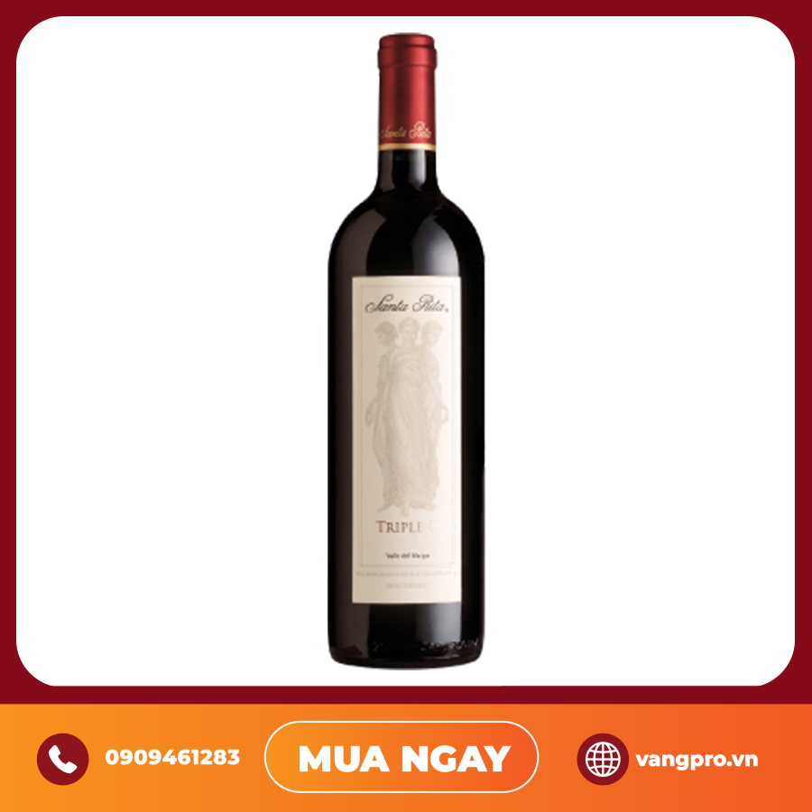 VANG ĐỎ CHILE TRIPLE C SANTA RITA