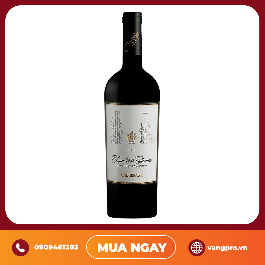 VANG ĐỎ CHILE UNDURRAGA CABERNET SAUVIGNON FOUNDER'S COLLECTION