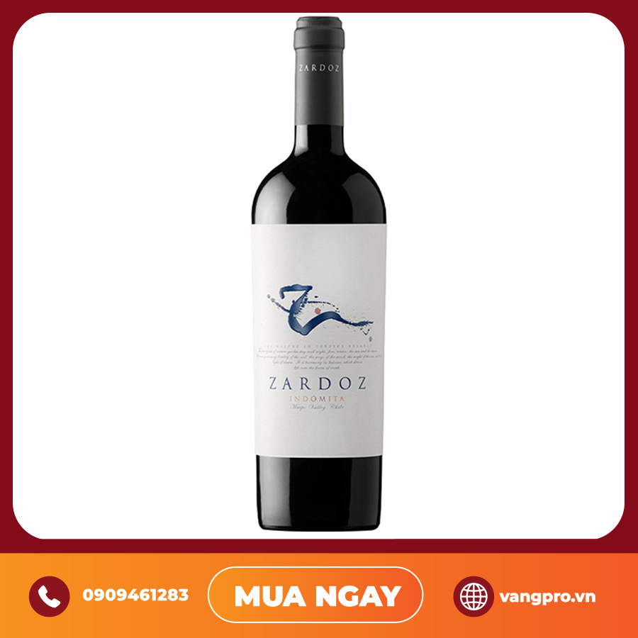 VANG ĐỎ CHILE ZARDOZ INDOMITA MAIPO VALLEY