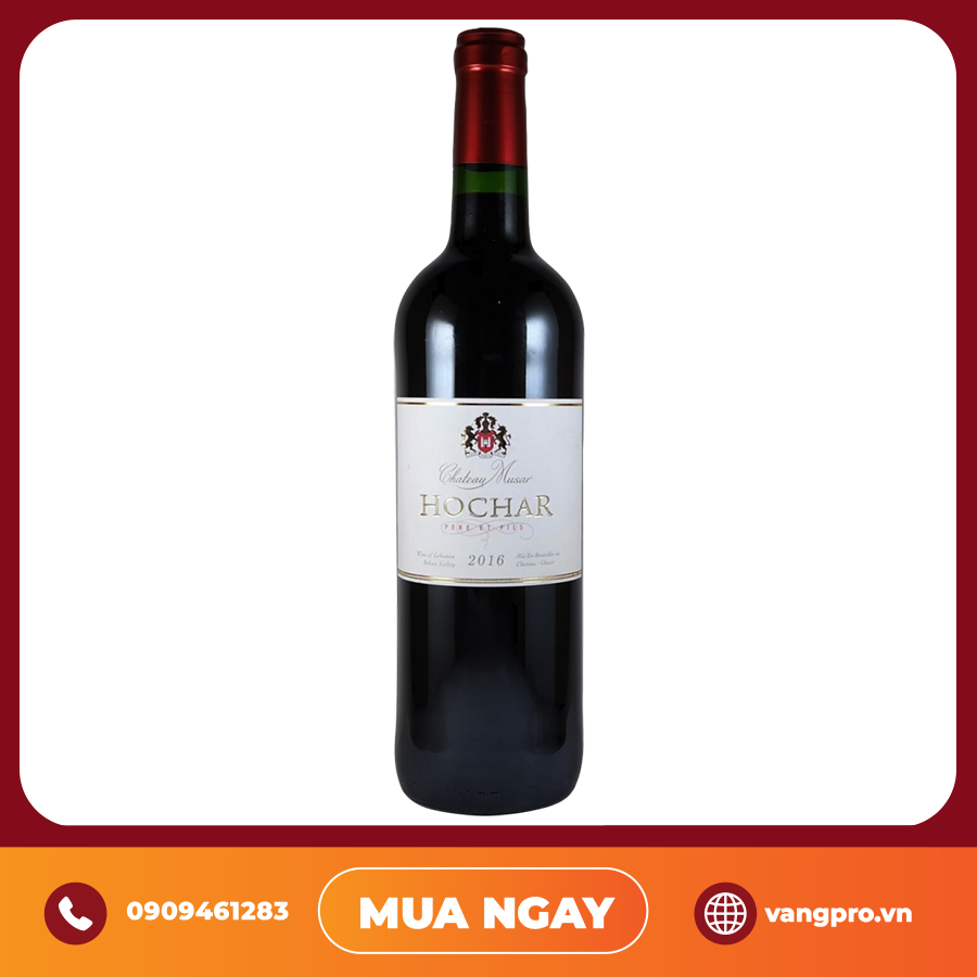 VANG ĐỎ LIBAN CHATEAU MUSAR GASTON HOCHAR